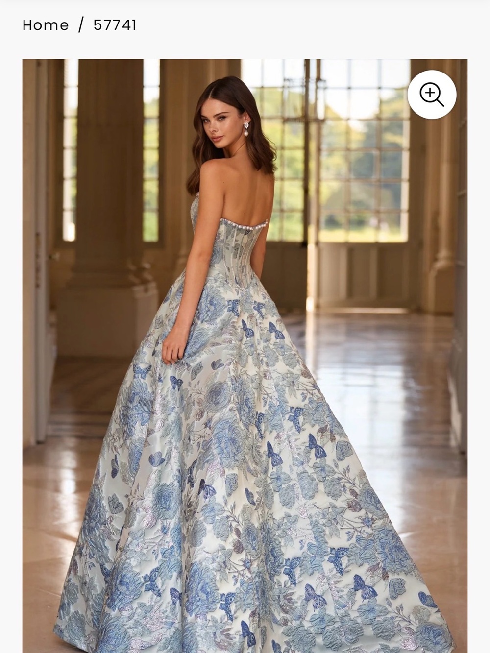 ✨ Sherri Hill 57741 Cinderella Gown | Size 0 ✨ - Picture 4 of 5